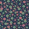 Foust Textiles Tis the Season Christmas Red and Green Peppermints on Blue 100% Cotton Price per Yard